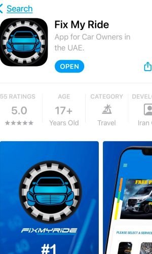 ios app fix my ride